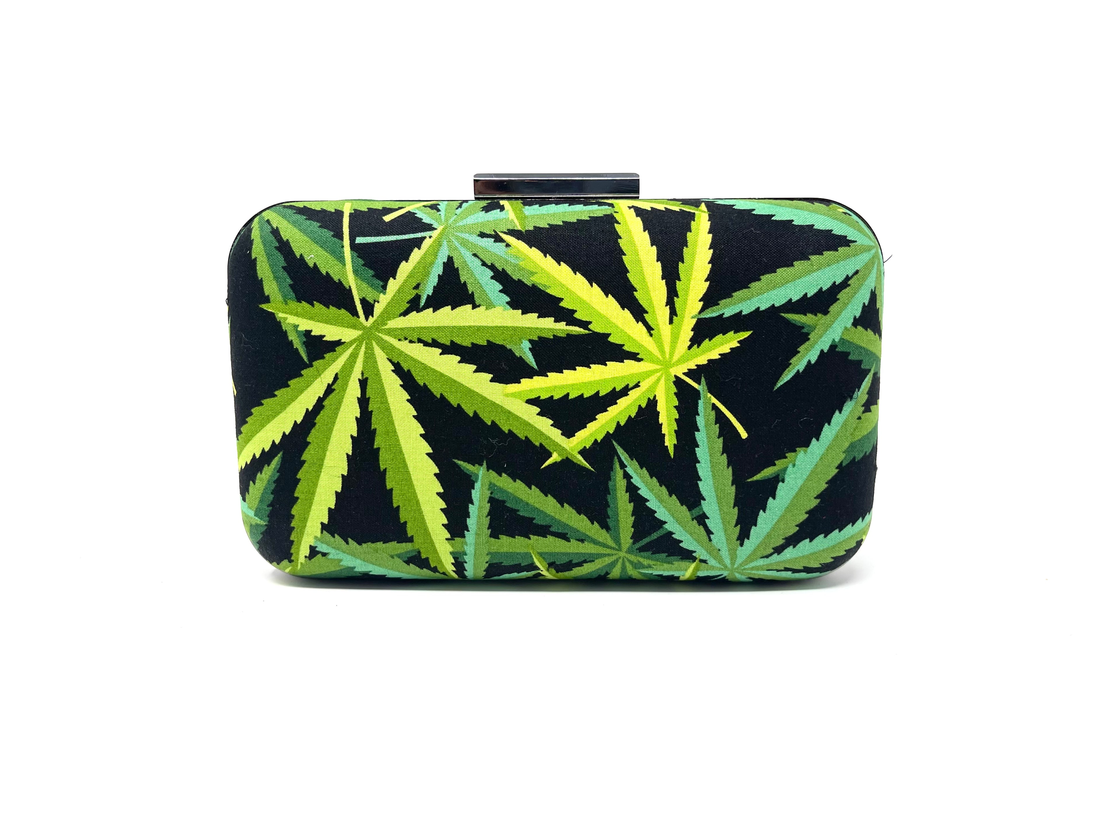 Green n Black Leaf Rectangle
