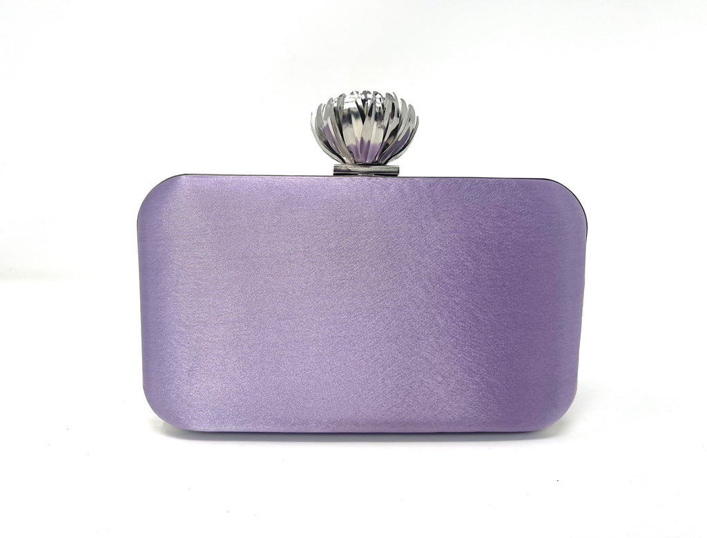 Silver Lotus Lilac Satin