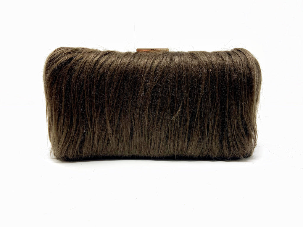 Rectangle Faux Bear Fur