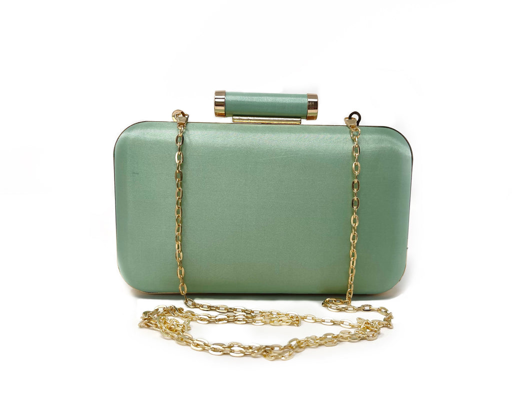 Fabric Wrapped Sage Satin
