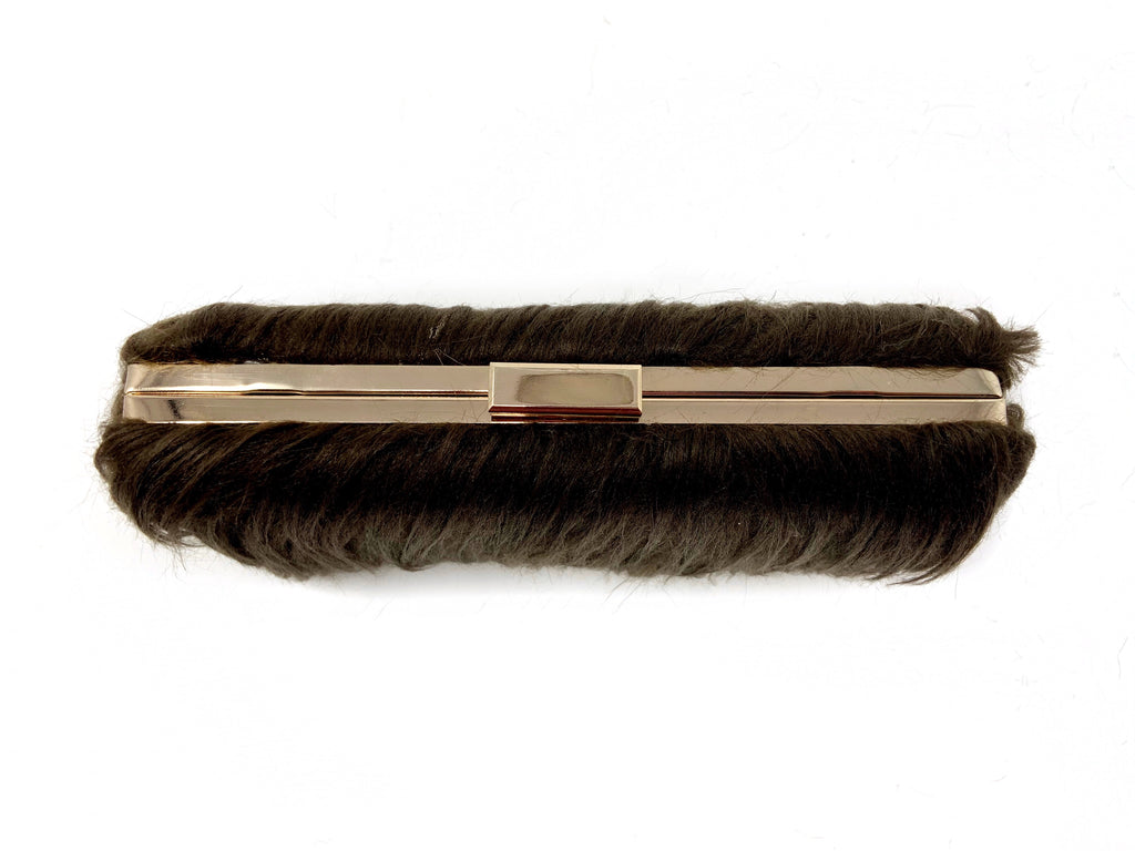 Rectangle Faux Bear Fur