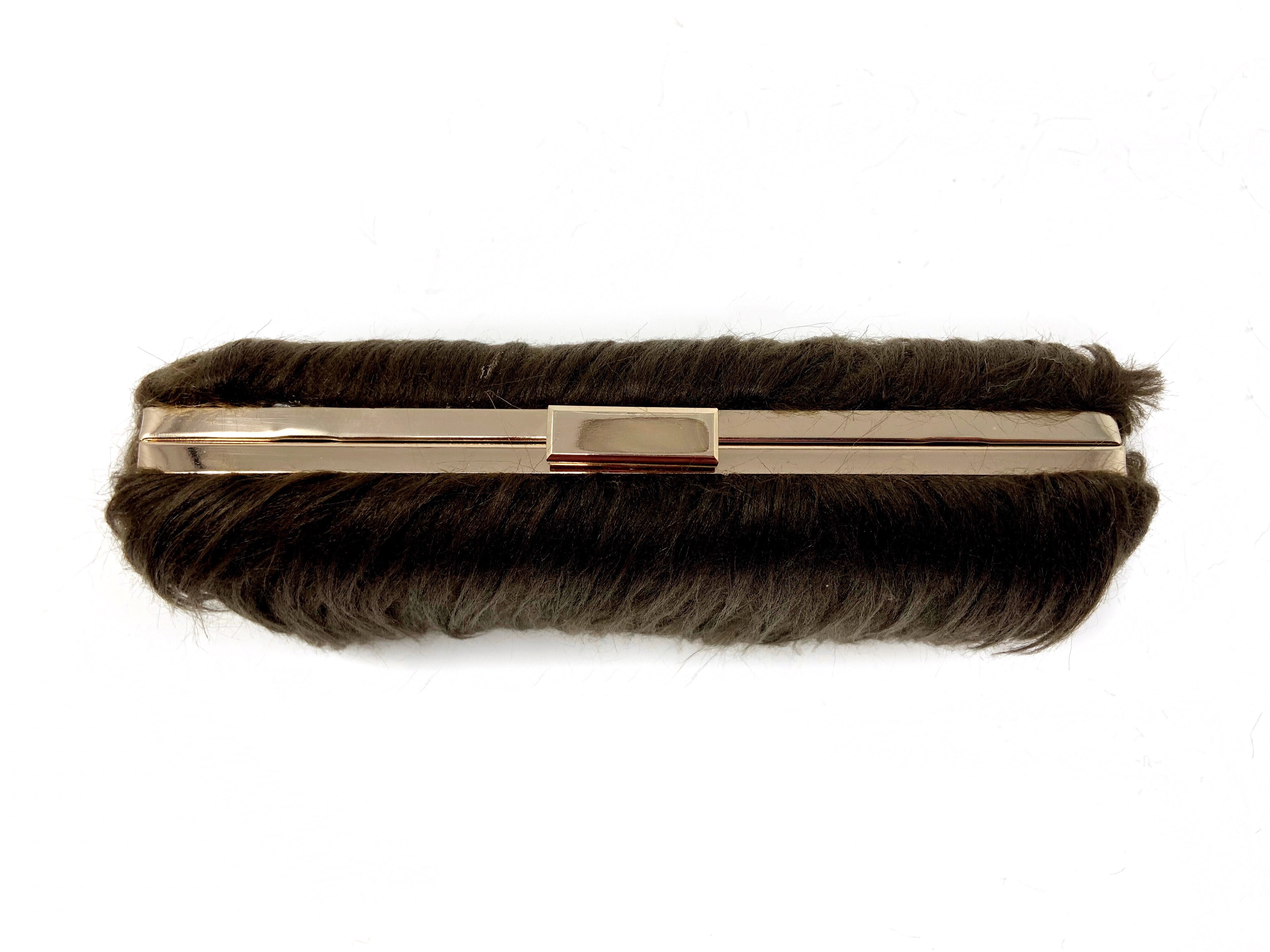 Rectangle Faux Bear Fur