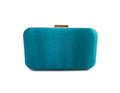 Gold Rectangular Sea Green Satin