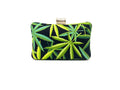 Green n Black Leaf Pillow Shape