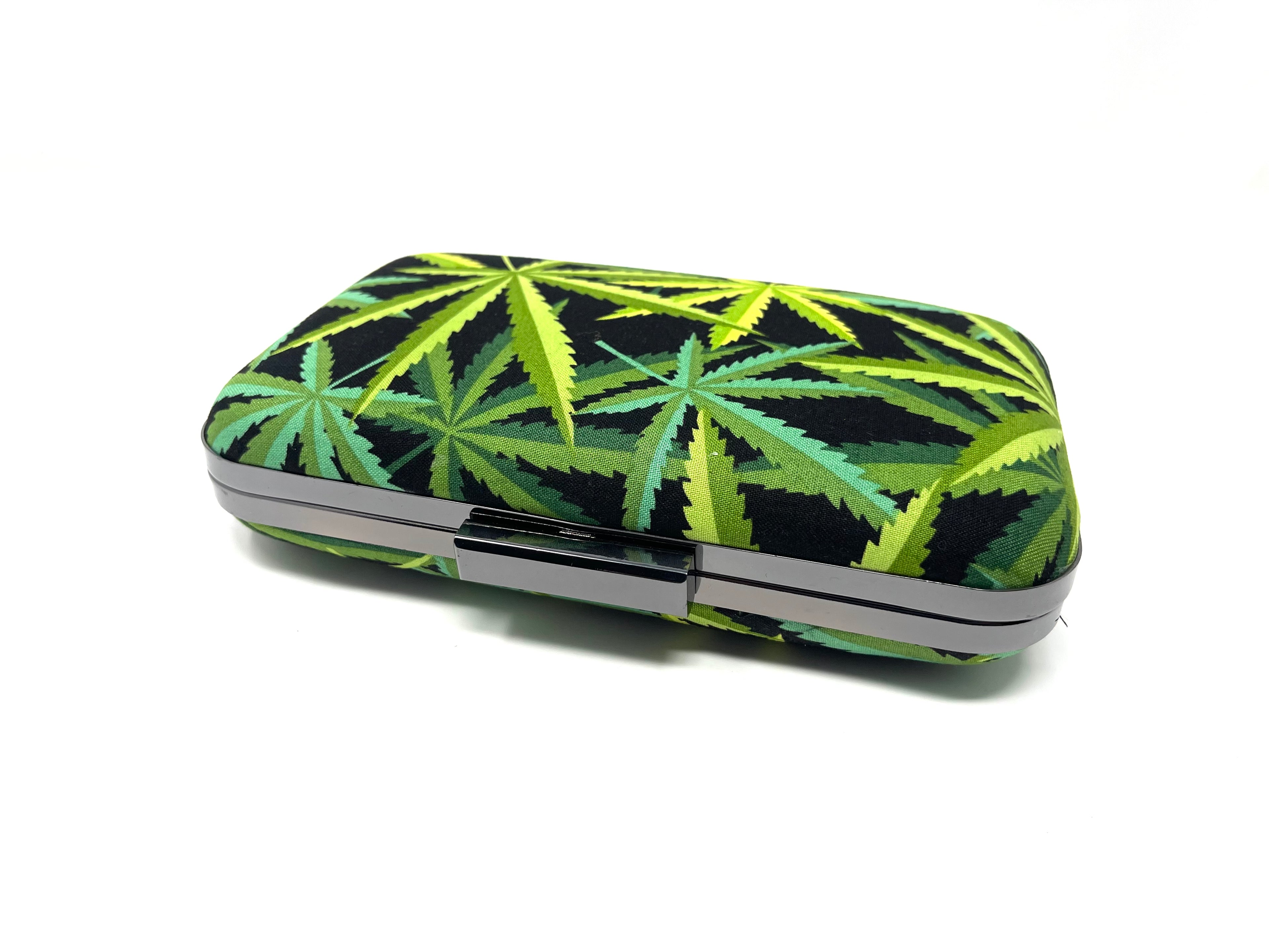 Green n Black Leaf Rectangle